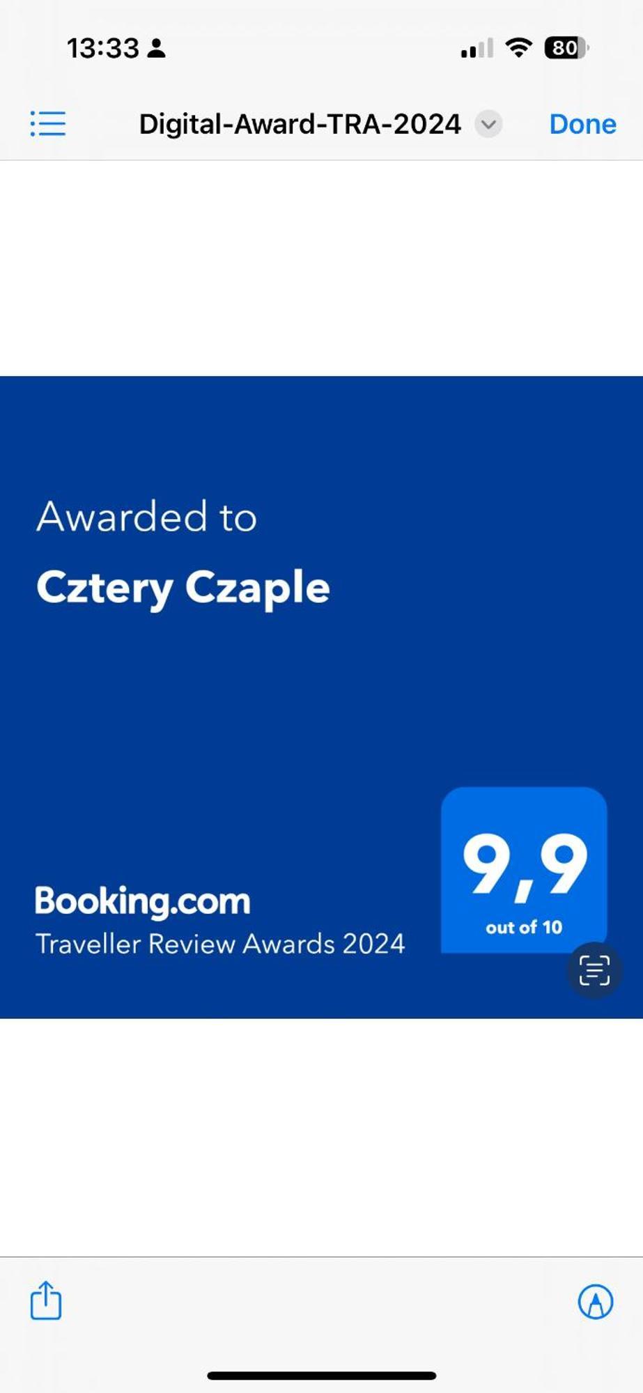 Cztery Czaple Lejlighed Chełm Eksteriør billede